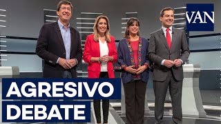 ELECCIONES ANDALUZAS Un debate más agresivo y menos encorsetado [upl. by Ahseyn]