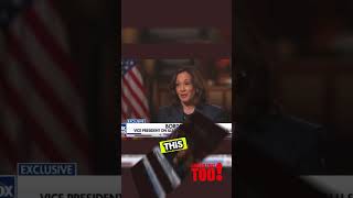 Kamala Harris Faces Bret Baier Deflections Trump Talk and Immigration Showdown [upl. by Trahern]