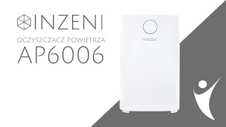 INZENI AP6006  oczyszczacz powietrza z jonizatorem filtrem HEPA lampą UV i WIFI [upl. by Leay824]