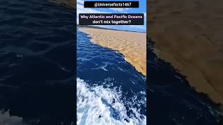 Why Atlantic and Pacific Oceans dont mix together😲 Universe facts  shorts ytshorts ocean sea [upl. by Bently]