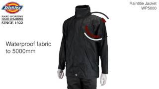 Dickies Raintite Jacket  WP50000 [upl. by Yanahs]