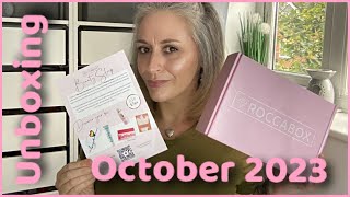 RoccaBox October 2023  Beauty Box Unboxing  Beauty Sleeping Edit  With 25 Off Discount Link [upl. by Caruso]