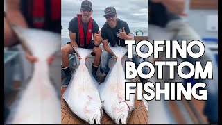 Tofino Bottom Fishing  Chasing MONSTER Halibut and Ling Cod in Tofino BC [upl. by Leirvag]