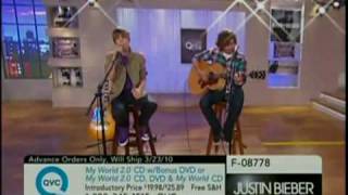 Justin Bieber  Baby Live On QVC Sessions Live [upl. by Zobkiw370]