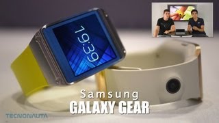 Galaxy Gear El reloj inteligente de Samsung Análisis características [upl. by Llewellyn]