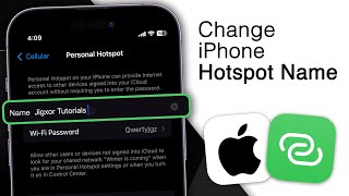 How To Change Your iPhone Hotspot Name 2024 [upl. by Adyl]