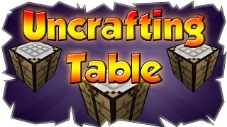 UNCRAFTING TABLE В MINECRAFT БЕЗ МОДОВ 18 [upl. by Arracat]