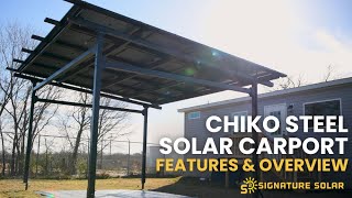 Chiko Steel Solar Carport Effortless Installation and Durable Design for Reliable Solar Solutions [upl. by Perlis]