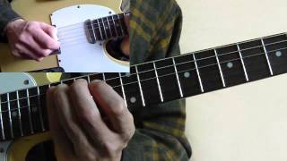 Rockabilly Guitar Lesson  Cliff Gallup  Pink Thunderbird [upl. by Butch]