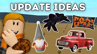 25 BLOXBURG FALL amp HALLOWEEN UPDATE IDEAS [upl. by Ellehcram]