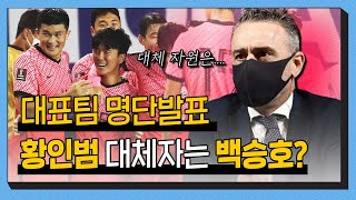 대표팀 명단 분석 부상 폭탄 대표팀 어떤 선수가 부상 선수를 대체할까 [upl. by Rosabelle]