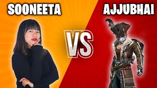 Sooneeta Vs Ajjubhai Amit Bhai Romeo amp Munnabhai  Incredibly Overpower 4v4  Free Fire [upl. by Nnaacissej]