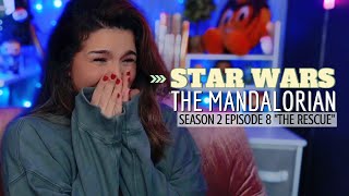 ⭐️ STAR WARS  REACTION ⭐️ THE MANDALORIAN  SEASON 2 EPISODE 8 CHAPTER 16 quotTHE RESCUEquot [upl. by Lledal]