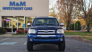 2005 Toyota Tundra Double Cab 4X4 V8 57L Lifted [upl. by Raamaj]