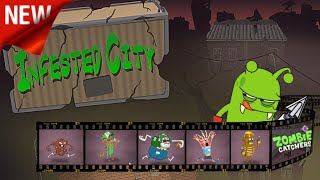 NEW ZOMBIES 🧟‍♂️ NEW LEVELS  NEW Map INFESTED CITY  level 83  zombie catchers [upl. by Anyahc]