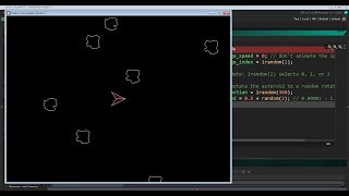 Making an Asteroids Type Game in Game Maker Studio 2 Asteroids [upl. by Breban]