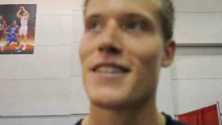 Jonas Jerebko spelar Summerleauge [upl. by Ennaecarg]