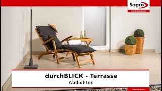 Sopro durchBlick Terrasse – Abdichten [upl. by Hsaniva]