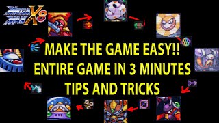 Megaman X8 Demake EASIEST ROUTE  Get OP early  All Items NO BacktrackingStraight to the point [upl. by Yeldarb991]