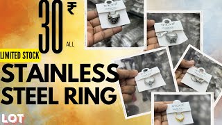 Stainless Steel Rings  Rings Lot Limited Stock Wholesale  Artificial Jewellery Wholesale LEZARANX [upl. by Adien]