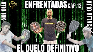 Comparativa Nox AT10 18k de TAPIA Vs AT10 Attack de AugsburgerMismo CARBONO Y GOMA padel [upl. by Evey]