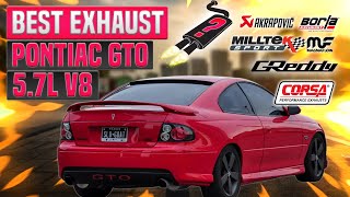 Pontiac GTO Exhaust Sound 57L V8 🔥 Straight PipeAccelerationCorsaStockBorlaReviewUpgrade [upl. by Sane]