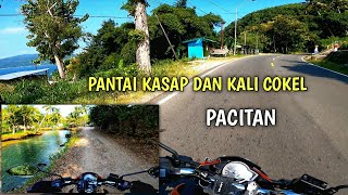 TRIP PANTAI KASAP DAN KALI COKEL PACITAN SAAT INI [upl. by Nwahsav]