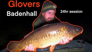 Glovers badenhall fishery carp lake 24 hr session [upl. by Atilek347]