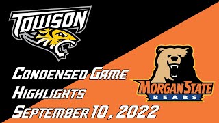 Towson Football Tops Morgan State in the Battle for Greater Baltimore [upl. by Aisila597]