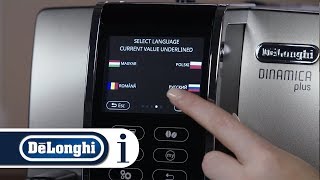 How to set up your DeLonghi Dinamica Plus ECAM 37095 beantocup coffee machine for the first time [upl. by Lina613]