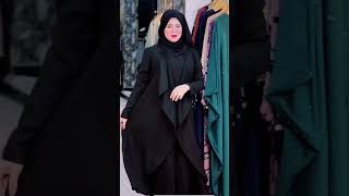 Outstanding dress  Full Black Abaya Fashion 2024 fashion abayadress muslimclothing modeststyle [upl. by Kcirdnekel]