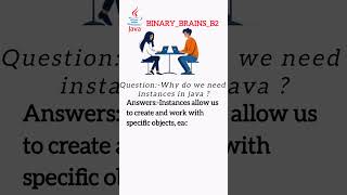 Why Do We Need Instance In Java ❓ binarybrainsb2 ytshorts shorts [upl. by Ytineres385]