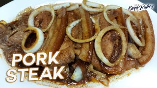 Paano Magluto ng Pork Steak  Filipino Pork Steak Recipe [upl. by Urbani]