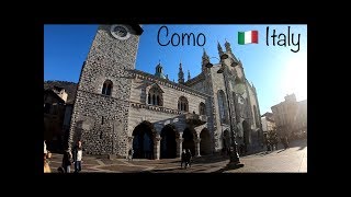 Visiting Como Lake  Italy  And shopping in the city [upl. by Assirak491]