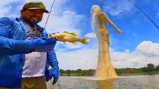 Pescando Lobinas en Presa de TONALA  Usando las Nuevas Cucharillas de Calavera Jig [upl. by Vod914]