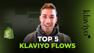 5 MUST HAVE Klaviyo Email Marketing Flows for Your E  Commerce Brand [upl. by Ladonna]