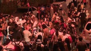 Chaos on Miami Beach isnt necessarily being caused by college spring breakers [upl. by Sadirah]