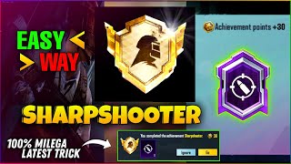 Easy Way To Complete Sharpshooter Achievement  Get New Tittle Deadeye In Bgmi [upl. by Retha892]