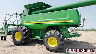 SELLING ON AUCTION  2010 John Deere 9770STS RWD combine [upl. by Maxfield728]