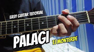 Palagi by TJ Monterde  EASY GUITAR TUTORIAL [upl. by Kushner912]