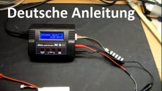 Hitec Multi Charger X1 AC Plus Kleine Hilfe  Tutorial  Anleitung  Lipo richtig laden  Fazit [upl. by Romeyn]