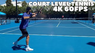 Grigor Dimitrov Court Level Practice  2023 4K 60FPS [upl. by Yanad824]