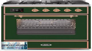 Majestic II Series 30quot Liquid Propane Range w 5 Burners CopperEmerald Green Review [upl. by Rofotsirk]