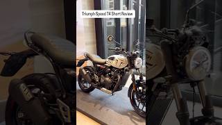 Triumph Speed T4 Short Review 2024 triumph triumphofficial 400cc newbikes bikes shorts [upl. by Harrie774]