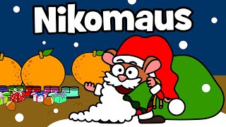 ♪♪ Weihnachtslied für Kinder – Nikomaus  Hurra Kinderlieder  Kinderlied Weihnachten  Tierlied [upl. by Forrest]