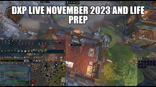 DXP live November 2023 and Life prep  Runescape 3 [upl. by Josephine961]