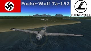 Focke Wulf Ta 152 Speedbuild KSP 105 [upl. by Llemor511]