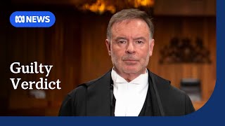 Supreme Court judge found guilty of assault and emotional abuse  ABC News [upl. by Teage]