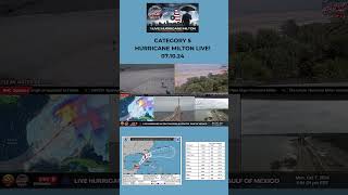 Storms LIVE CATEGORY 5 HURRICANE MILTON LIVE 071024 [upl. by Eicyak]