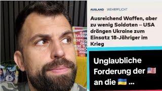 Unglaublich dreiste Forderung der Amerikaner an die Ukraine [upl. by Okiman917]